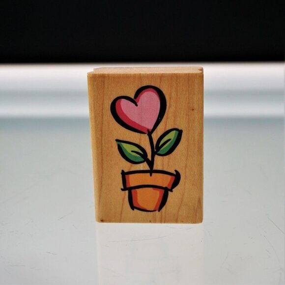 L'Amour Fleurit Stampendous Challis & Roos Inkadinkado 2 Vintage Floral Stamps - Picture 3 of 8